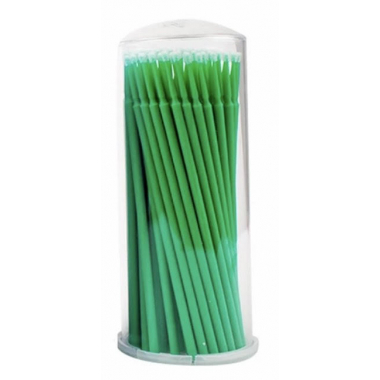  Applicators and brushes Green Micro-brushes - 100 szt Lashes Mania 15.991999 - 1