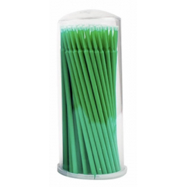 100 pcs. Green Microbrushes