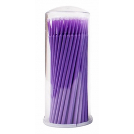 100 pcs. Purple Microbrushes