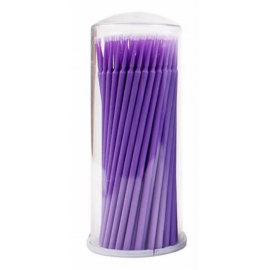 100 pièces Microbrosses violettes