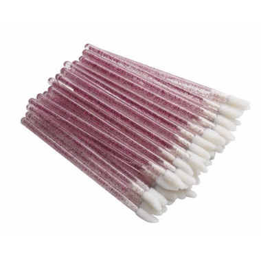  Applicators and brushes Velour applicators colour purple glitter- 50 szt Lashes Mania 9.989999 - 1