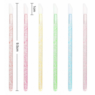  Applicators and brushes Velour applicators colour pink glitter- 50 szt Lashes Mania 9.989999 - 2