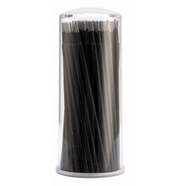 100 pcs. Black Oblong Microbrushes