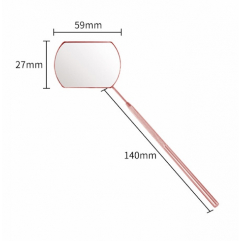  Akcesoria Lusterko do rzęs różowe złoto Lashes Mania 38.990001 - 1