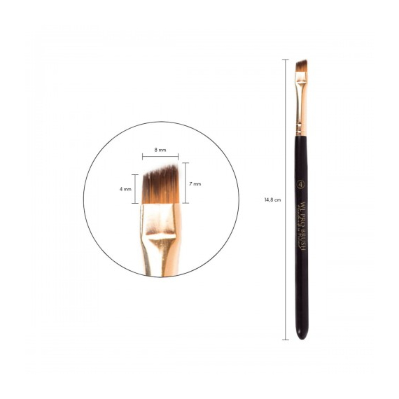  Akcesoria WL PRO BRUSH NR 4 Pędzel do brwi Wonder Lashes Wonder Lashes 24.5 - 1