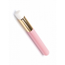 Pink eyelash brush