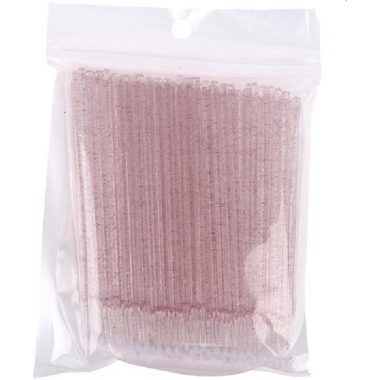  Applicators and brushes Pink glitter Micro-brushes - 100 Lashes Mania 11.989999 - 1