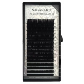 NAGARAKU Premium C eyelashes 0.07 MIX 7-15mm 16 strips