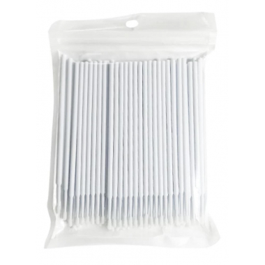  Applicators and brushes White Micro-brushes - 100 szt Lashes Mania 10.790999 - 1