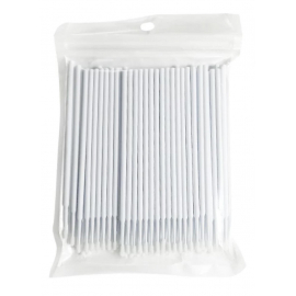 100 pcs. White Microbrushes