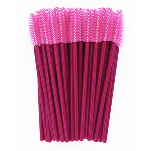  Aplikatory i szczoteczki 50 szt. Różowe Szczoteczki do rzęs Lashes Mania 18.99 - 1