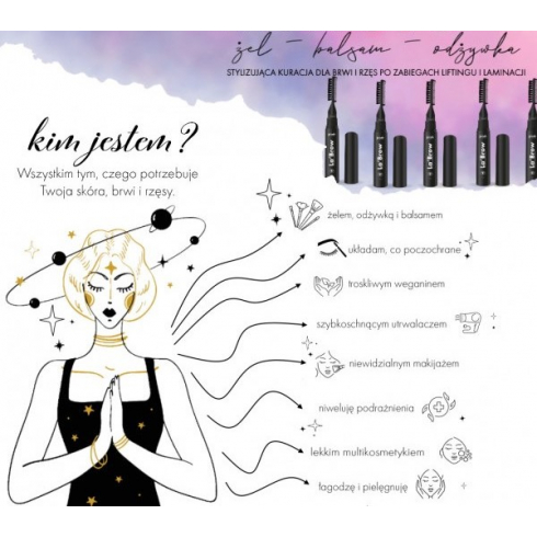  Henna LA BROW Jolash - żel i odżywka do stylizacji brwi i rzęs JoLash 26.991 - 1