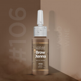 106 Dust Brown Henna af BrowXenna farve