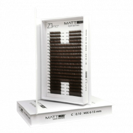 DARK BROWN MATTline™ eyelashes ZJ Pro MIX eyelashes