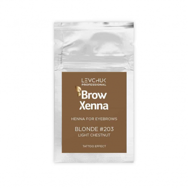  Henna BrowXenna colour 203 Light Chestnut - sachet Brow Xenna 113.049999 - 1