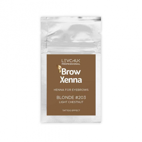  Henna i koloryzacja 203 Light ChestnutHenna firmy BrowXenna - saszetka Brow Xenna 113.049999 - 1