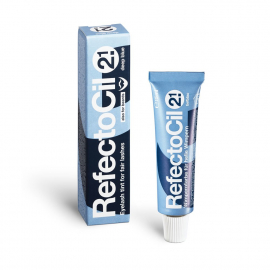 2.1 diepblauwe RefectoCil - henna voor wenkbrauwen en wimpers