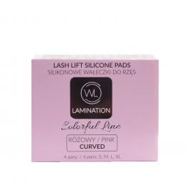 Colorful Line Wonder Lashes Pink Curved valjčki