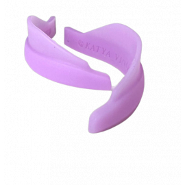 Purple Katya Vinog Eyelash lifting rollers, pair - size 3