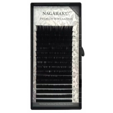  Rzęsy w paletkach Rzęsy NAGARAKU Premium D 0.10 MIX 7-15mm 16 pasków NAGARAKU 26.89 - 1
