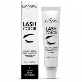 LeviSsime color 1 negro black, black Eyebrow and eyelash dye
