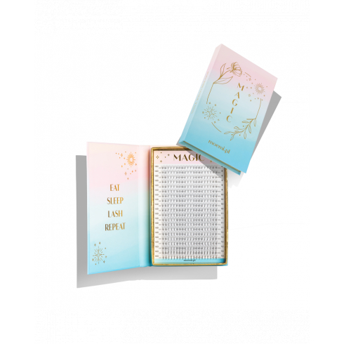  Rzęsy w paletkach Rzęsy Kępki Magic™ 3D C 0,07 MIX - 800szt MOEMI 118.9 - 1