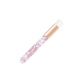 Glitter brush for washing eyelashes - pink
