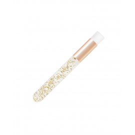 Glitter brush for washing eyelashes - gold