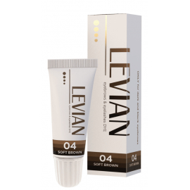 LEVIAN 04 BROWN Farba na obočie a mihalnice