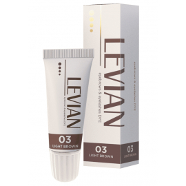 LEVIAN 03 LIGHT BROWN Eyebrow and eyelash dye