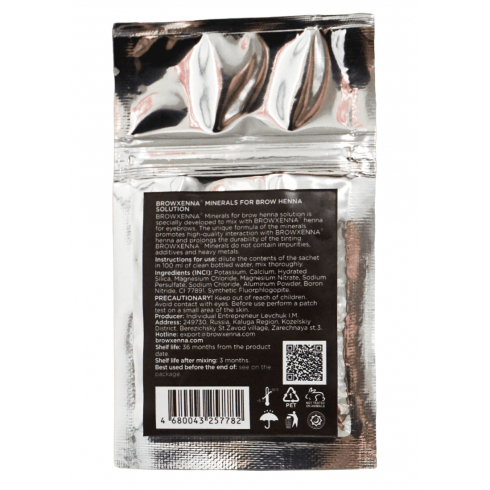  Henna i koloryzacja BrowXenna Minerały do wodnego roztworu henny do brwi Brow Xenna 65.55 - 1