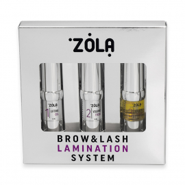 ZOLA Brow&Lash Lamination System Kit de stratification des sourcils et des cils