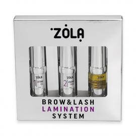 ZOLA Brow&Lash Lamination System Súprava na lamináciu obočia a mihalníc