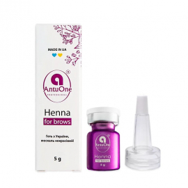 Donkerbruine Henna voor wenkbrauwen AntuOne 5g