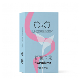 OkO STEP 2 FIX&VOLUME για πλαστικοποίηση βλεφαρίδων και φρυδιών - 5 φακελάκια