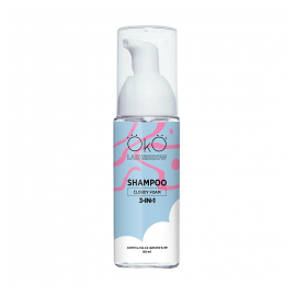 OkO 3 v 1 penasti šampon za obrvi in trepalnice