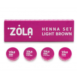 "Henna Zola Warm Brown" mini dėžutės kopija