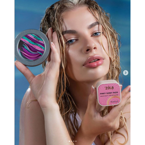 ZOLA Pinky Shiny Pads Wałeczki silikonowe do laminacji rzęs