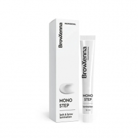 BrowXenna Mono Step do laminacji brwi i liftingu rzęs.