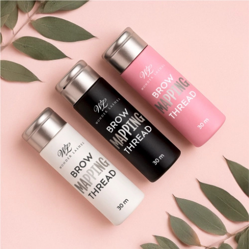 Brow Mapping Thread - różowa nić do geometrii Wonder Lashes