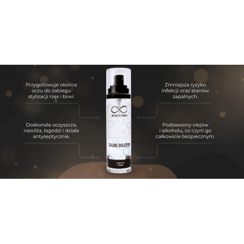 Infinity Aqua Saline Solution Wonder Lashes  100 ml