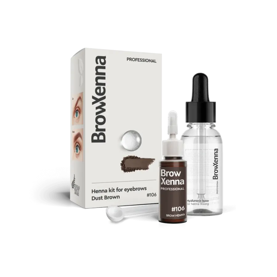 106 Dust Brown Henna firmy BrowXenna kolor