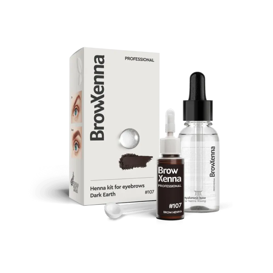 107 Dark Earth Henna firmy BrowXenna