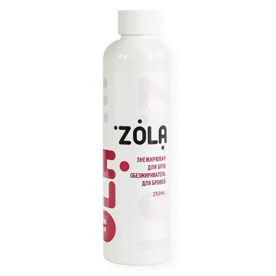 Odtłuszczacz do brwi Zola 250 ml