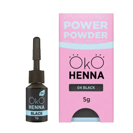 04 Black Henna do brwi OKO Power Powder 5 g