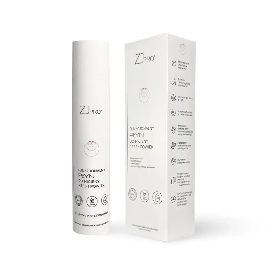 Funkcjonalny Płyn do higieny rzęs i powiek ZJ PRO® 50 ml