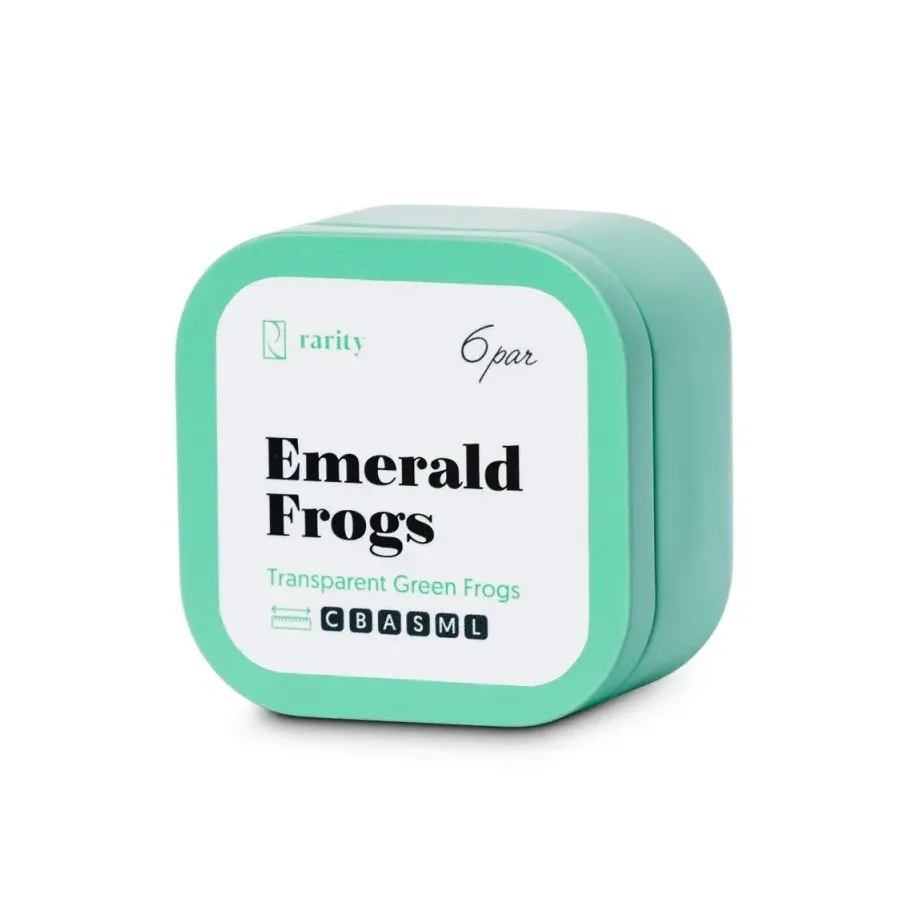 Wałki Silikonowe Rarity Emerald Frogs 6 par