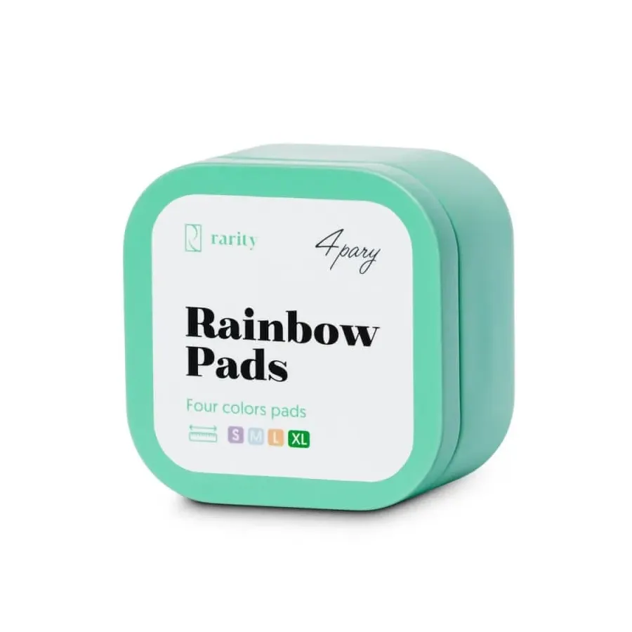 Wałki Silikonowe Rarity Rainbow Pads 4 pary