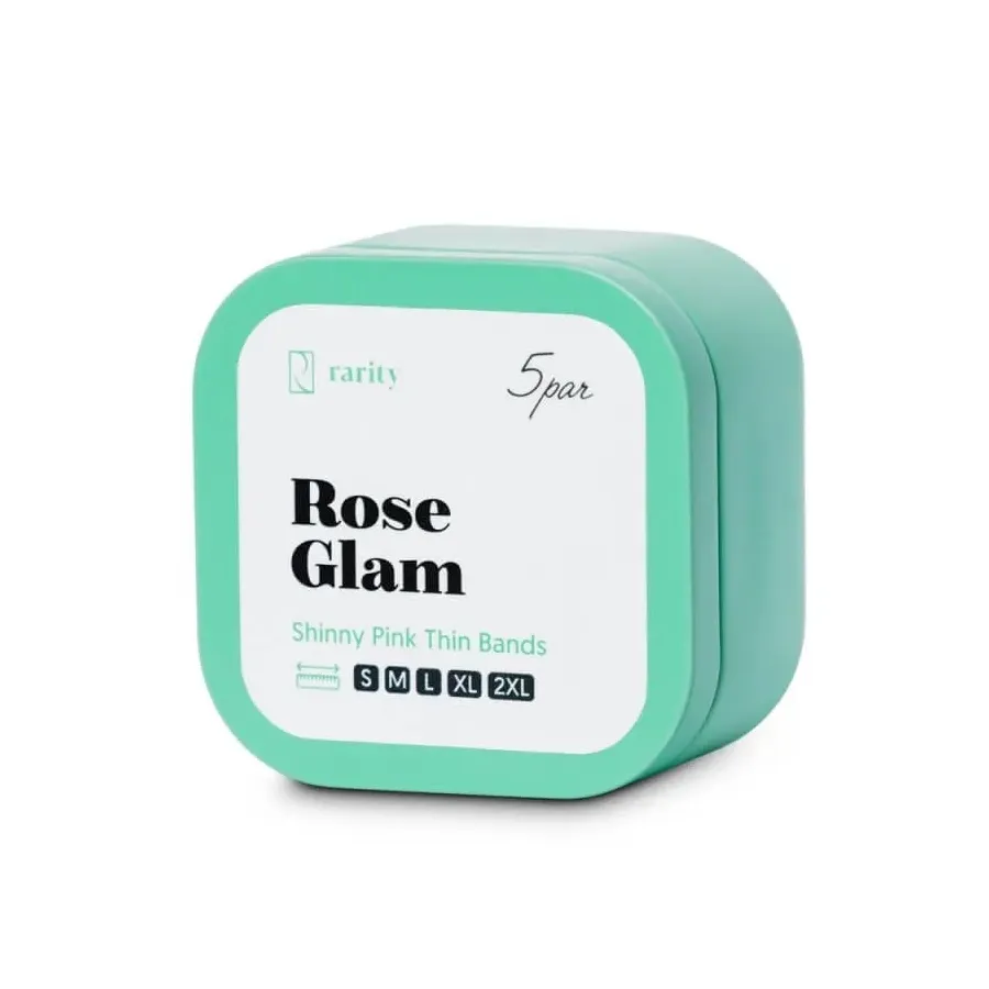 Wałki Silikonowe Rarity Rose Glam 5 par