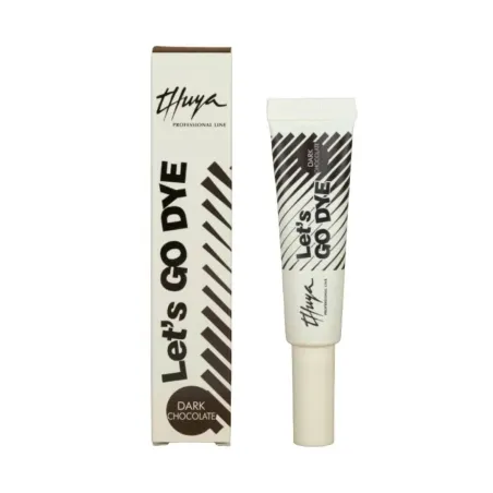 DARK CHOCOLATE  Żelowa Farba do Brwi Bez Oksydantu Let’s Go Dye 11ml Thuya
